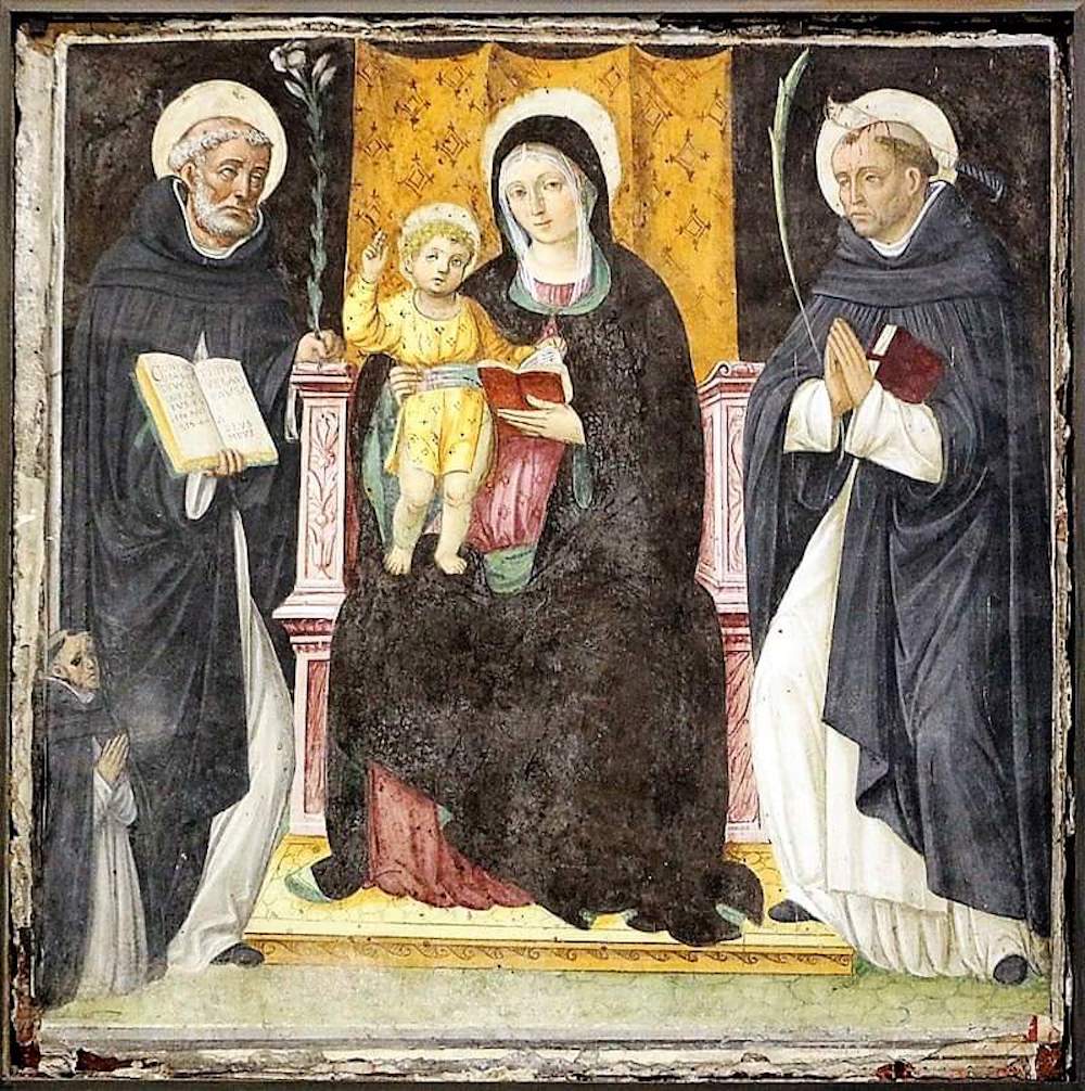 A Madònna co-o Banbin do pitô Lorenzo Fasolo a Santa Maria de Castéllo